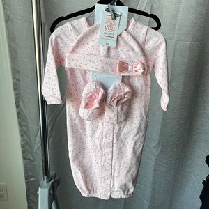 Carters baby girl night gown set